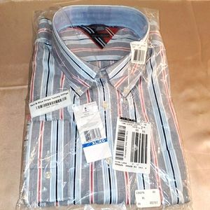 Tommy Hilfiger multi color striped dress shirt